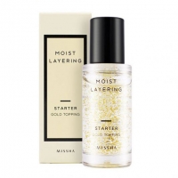 Увлажняющая основа под макияж  с золотыми частицами / Moist Layering Starter Gold Topping